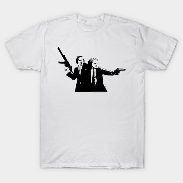 Chopin & Liszt - Gangsters T-Shirt by vivalarevolucio